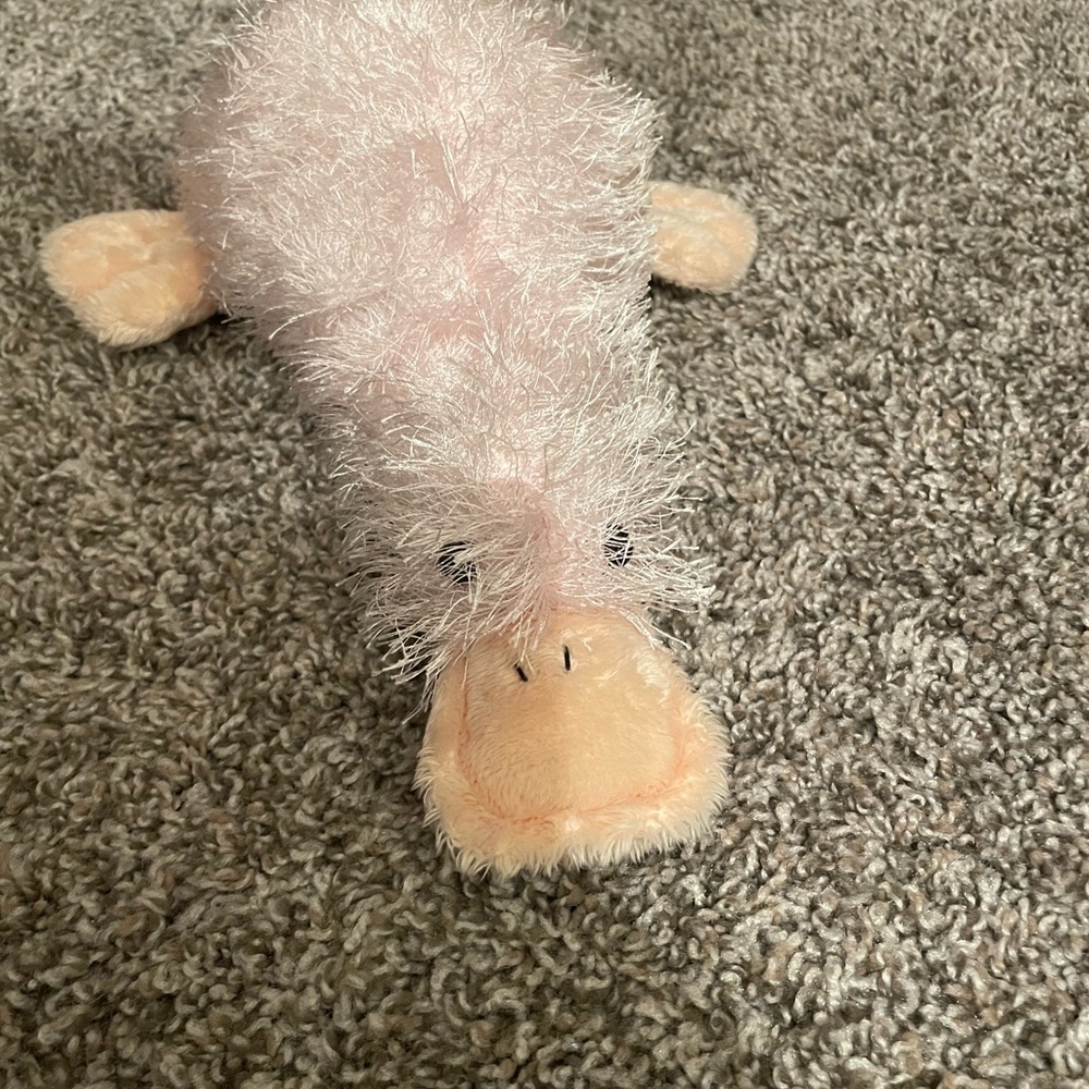 Ganz Webkinz HM208 Pink Googles Platypus Plush Stuffed Animal - NO CODE